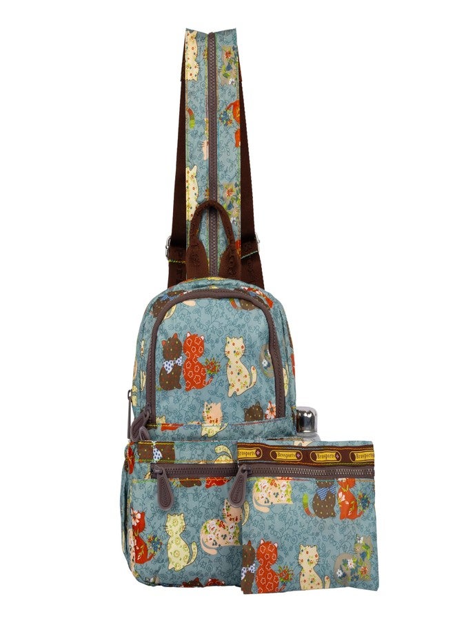 MISTYCDEP Polyster Stylish School Bag for Girls & Boys - Perfect Backpack for School, College, Office, Travel and Tution Durable School bags for Kids, diaper Bag ((Faded Blue)) - Image 2